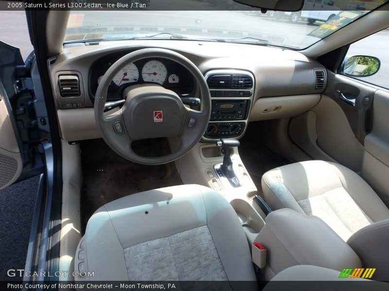 Ice Blue / Tan 2005 Saturn L Series L300 Sedan
