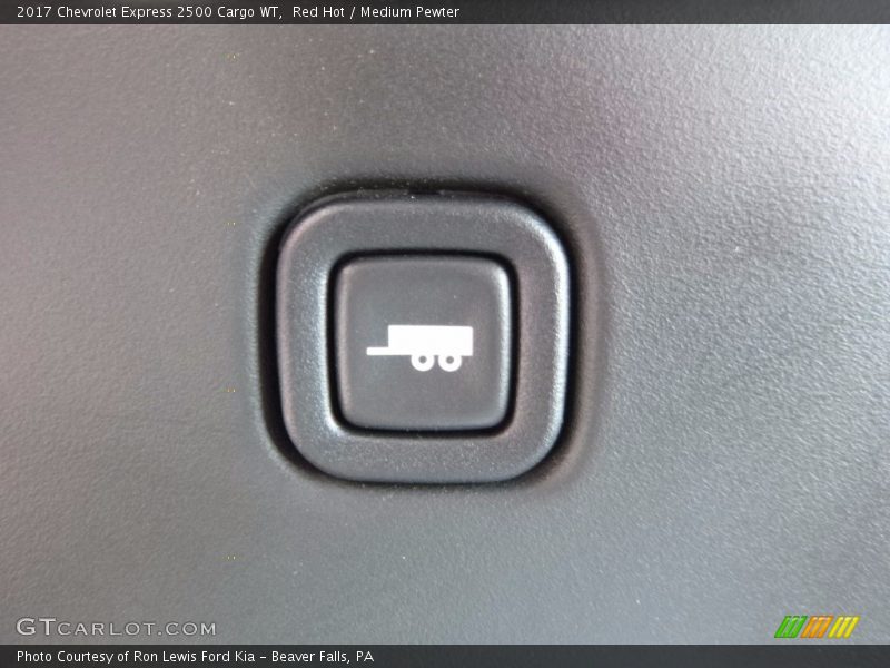 Red Hot / Medium Pewter 2017 Chevrolet Express 2500 Cargo WT