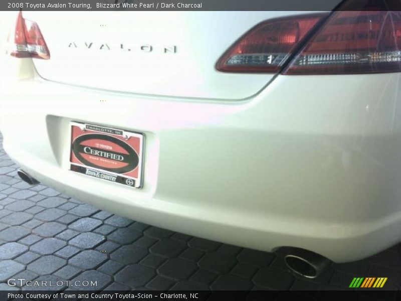 Blizzard White Pearl / Dark Charcoal 2008 Toyota Avalon Touring