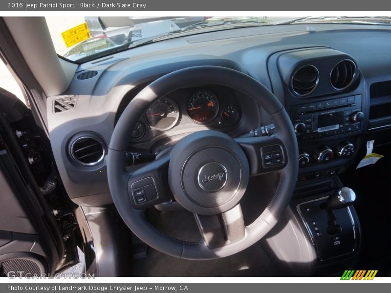 Black / Dark Slate Gray 2016 Jeep Patriot Sport