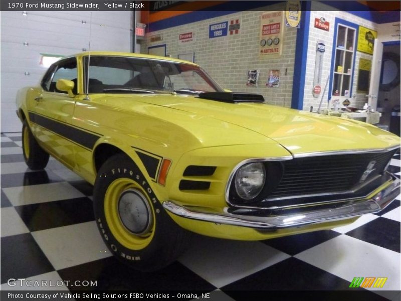 Yellow / Black 1970 Ford Mustang Sidewinder