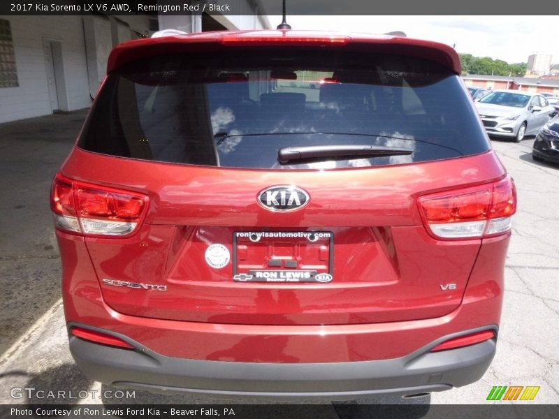 Remington Red / Black 2017 Kia Sorento LX V6 AWD