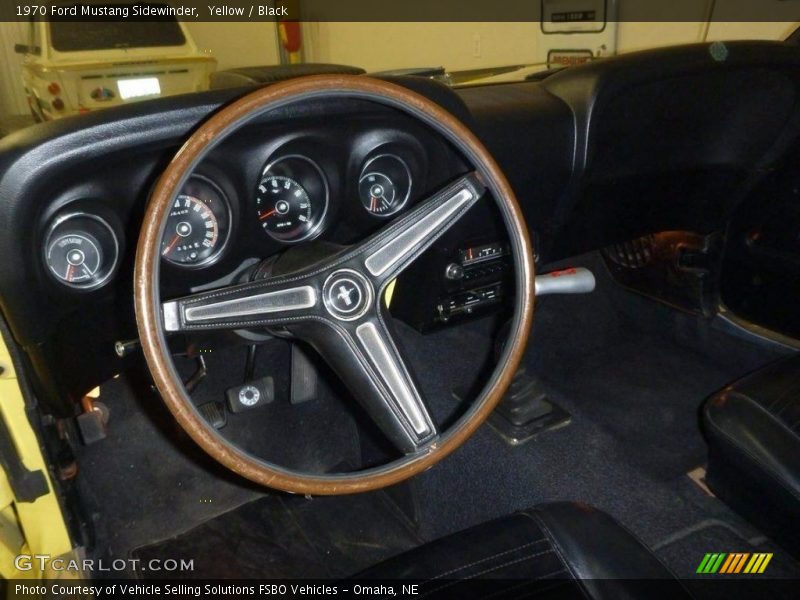 Yellow / Black 1970 Ford Mustang Sidewinder