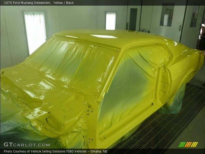 Yellow / Black 1970 Ford Mustang Sidewinder