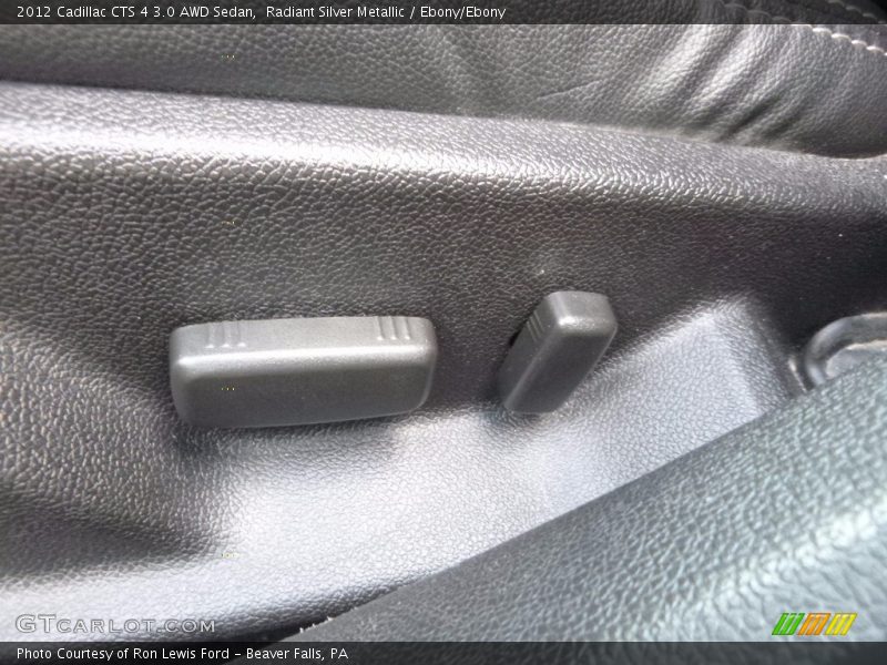 Radiant Silver Metallic / Ebony/Ebony 2012 Cadillac CTS 4 3.0 AWD Sedan