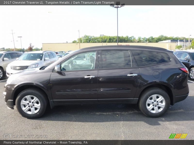 Tungsten Metallic / Dark Titanium/Light Titanium 2017 Chevrolet Traverse LS