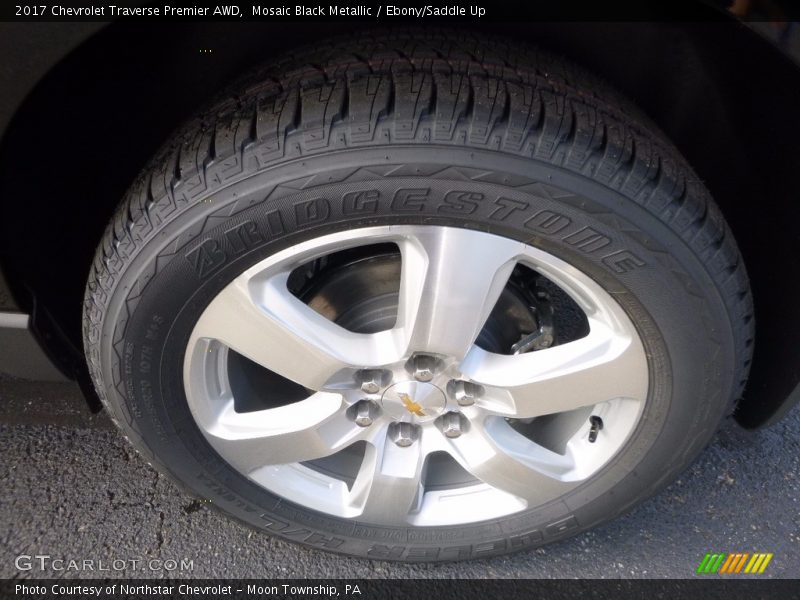 Mosaic Black Metallic / Ebony/Saddle Up 2017 Chevrolet Traverse Premier AWD