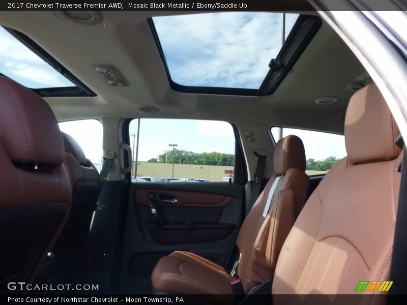 Mosaic Black Metallic / Ebony/Saddle Up 2017 Chevrolet Traverse Premier AWD