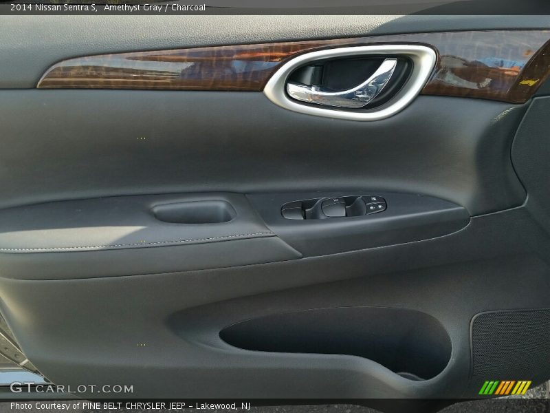 Amethyst Gray / Charcoal 2014 Nissan Sentra S
