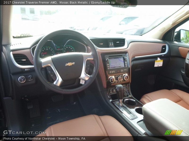  2017 Traverse Premier AWD Ebony/Saddle Up Interior