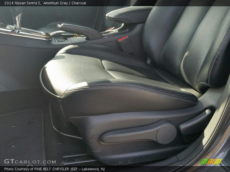 Amethyst Gray / Charcoal 2014 Nissan Sentra S