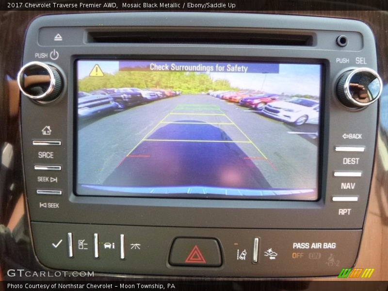Mosaic Black Metallic / Ebony/Saddle Up 2017 Chevrolet Traverse Premier AWD