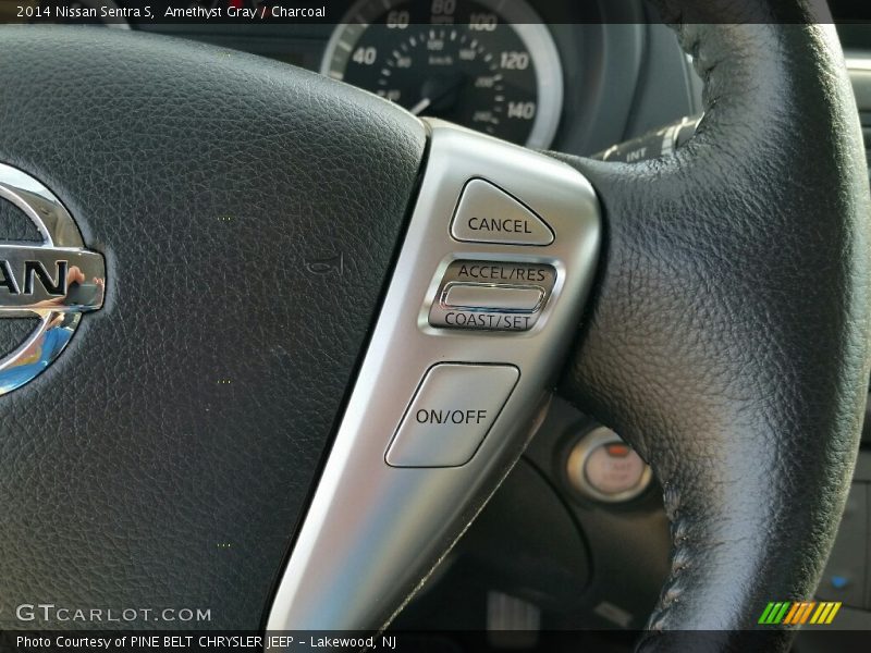 Amethyst Gray / Charcoal 2014 Nissan Sentra S