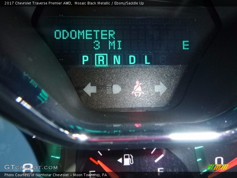 Mosaic Black Metallic / Ebony/Saddle Up 2017 Chevrolet Traverse Premier AWD