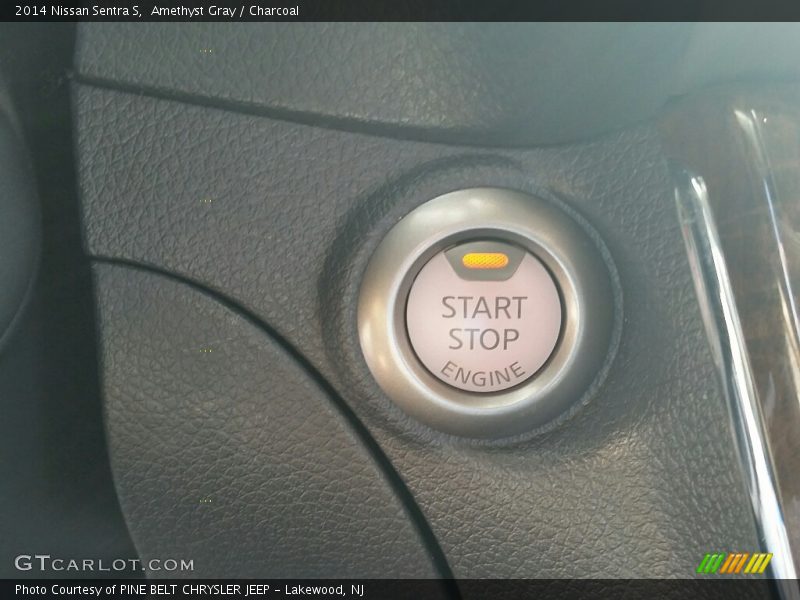Amethyst Gray / Charcoal 2014 Nissan Sentra S