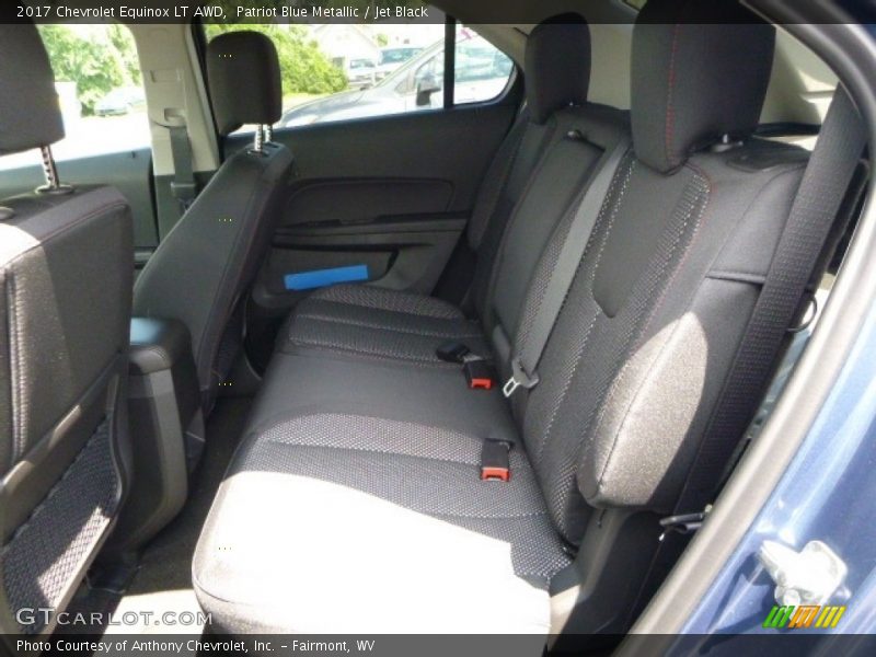 Patriot Blue Metallic / Jet Black 2017 Chevrolet Equinox LT AWD