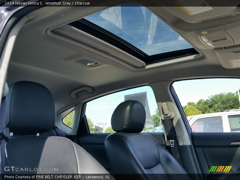 Amethyst Gray / Charcoal 2014 Nissan Sentra S