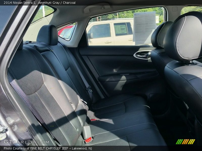 Amethyst Gray / Charcoal 2014 Nissan Sentra S