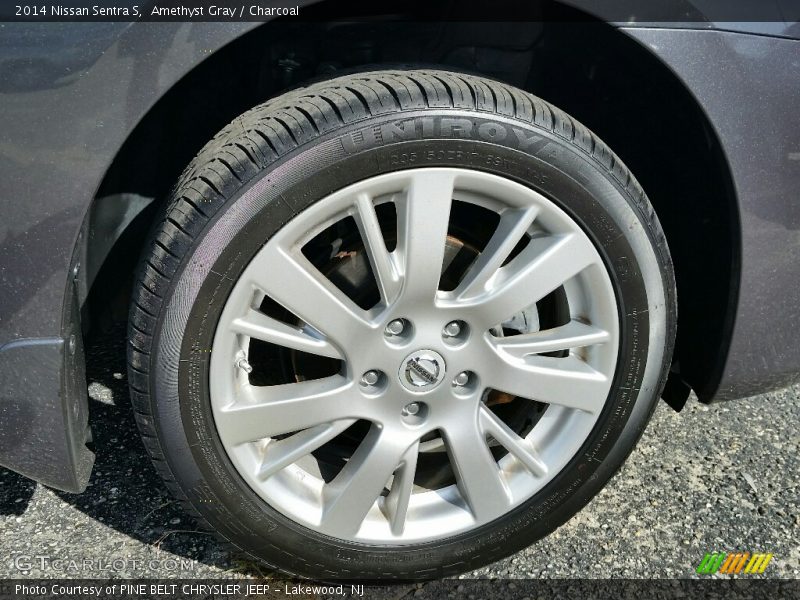 Amethyst Gray / Charcoal 2014 Nissan Sentra S