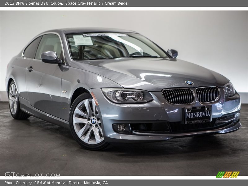 Space Gray Metallic / Cream Beige 2013 BMW 3 Series 328i Coupe