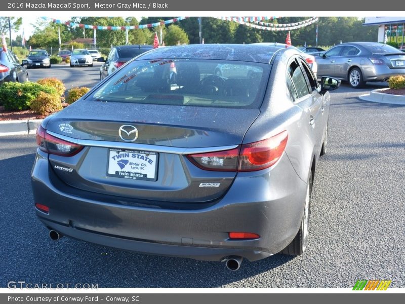 Meteor Gray Mica / Black 2016 Mazda Mazda6 Sport
