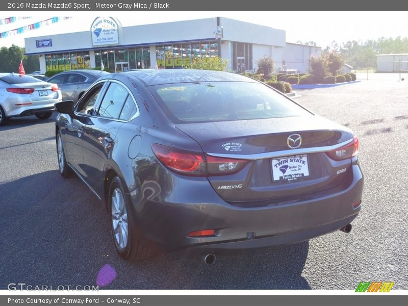 Meteor Gray Mica / Black 2016 Mazda Mazda6 Sport