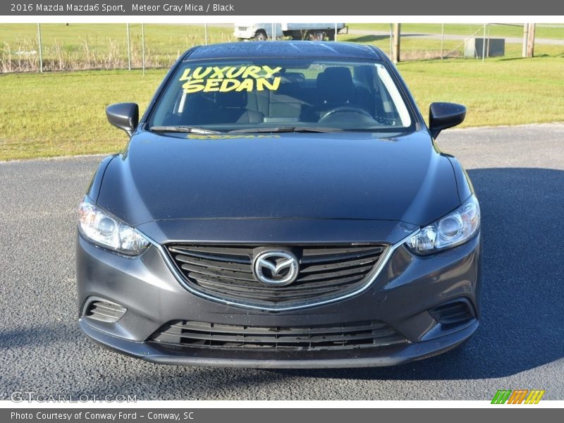 Meteor Gray Mica / Black 2016 Mazda Mazda6 Sport