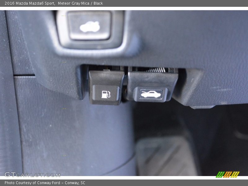 Meteor Gray Mica / Black 2016 Mazda Mazda6 Sport
