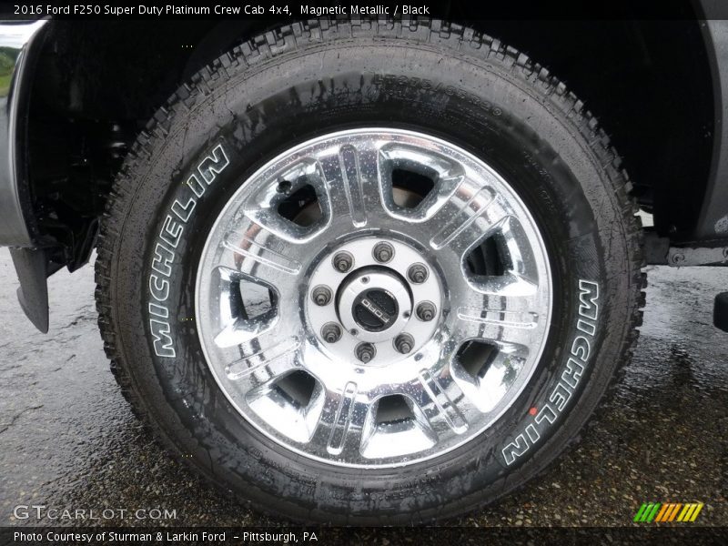 Magnetic Metallic / Black 2016 Ford F250 Super Duty Platinum Crew Cab 4x4