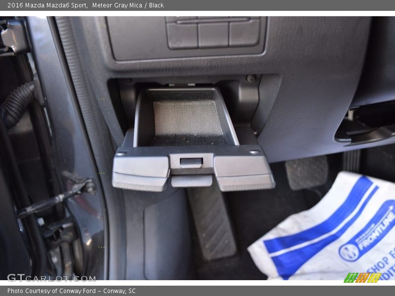 Meteor Gray Mica / Black 2016 Mazda Mazda6 Sport
