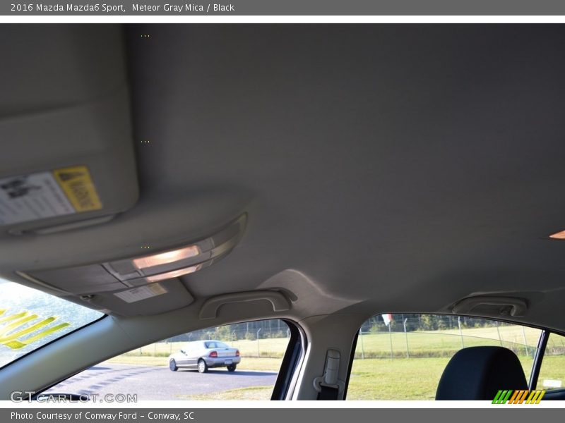 Meteor Gray Mica / Black 2016 Mazda Mazda6 Sport