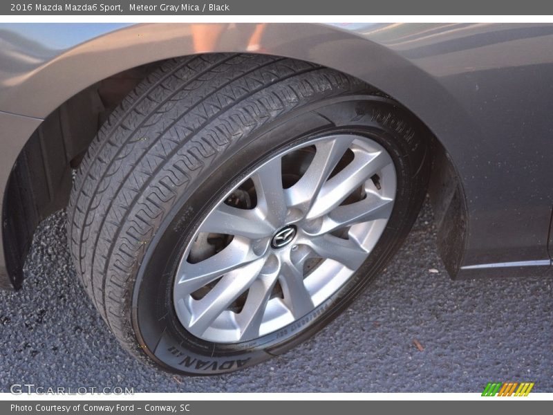 Meteor Gray Mica / Black 2016 Mazda Mazda6 Sport
