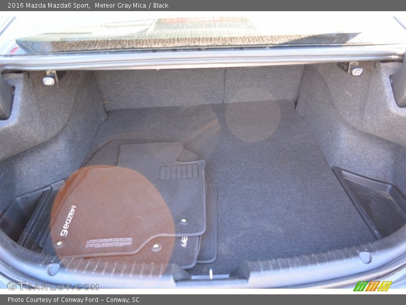 Meteor Gray Mica / Black 2016 Mazda Mazda6 Sport