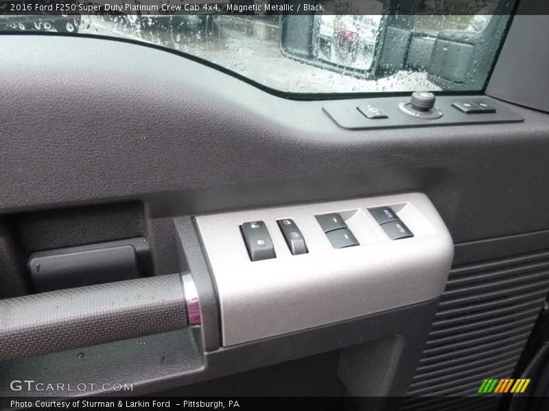Magnetic Metallic / Black 2016 Ford F250 Super Duty Platinum Crew Cab 4x4
