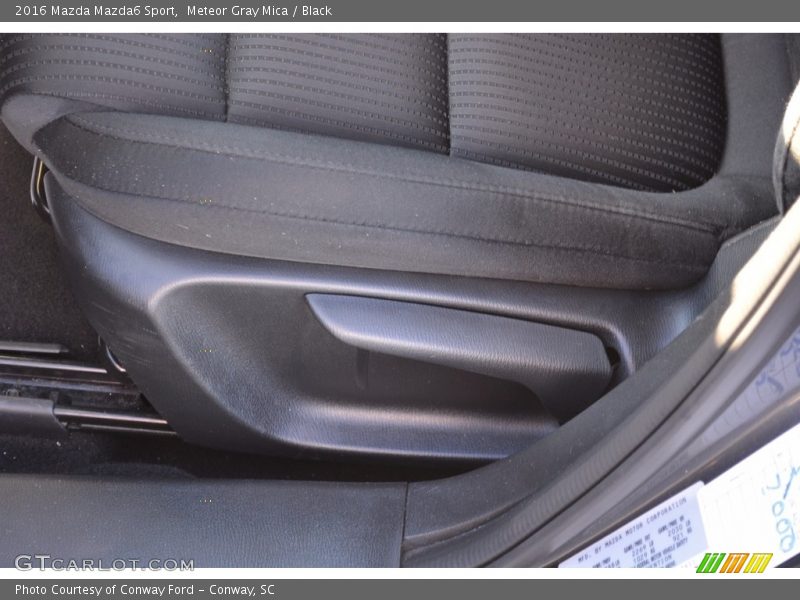 Meteor Gray Mica / Black 2016 Mazda Mazda6 Sport