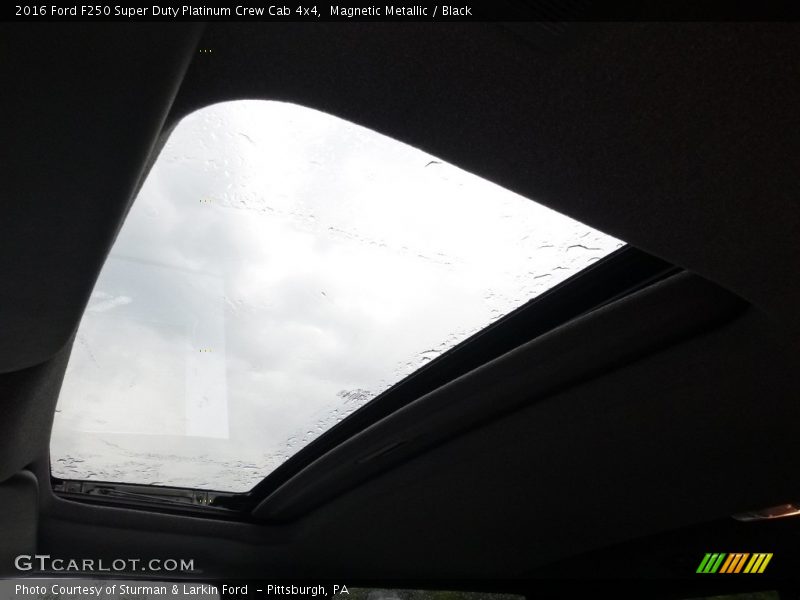 Magnetic Metallic / Black 2016 Ford F250 Super Duty Platinum Crew Cab 4x4