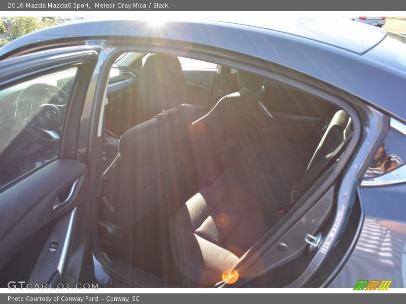 Meteor Gray Mica / Black 2016 Mazda Mazda6 Sport