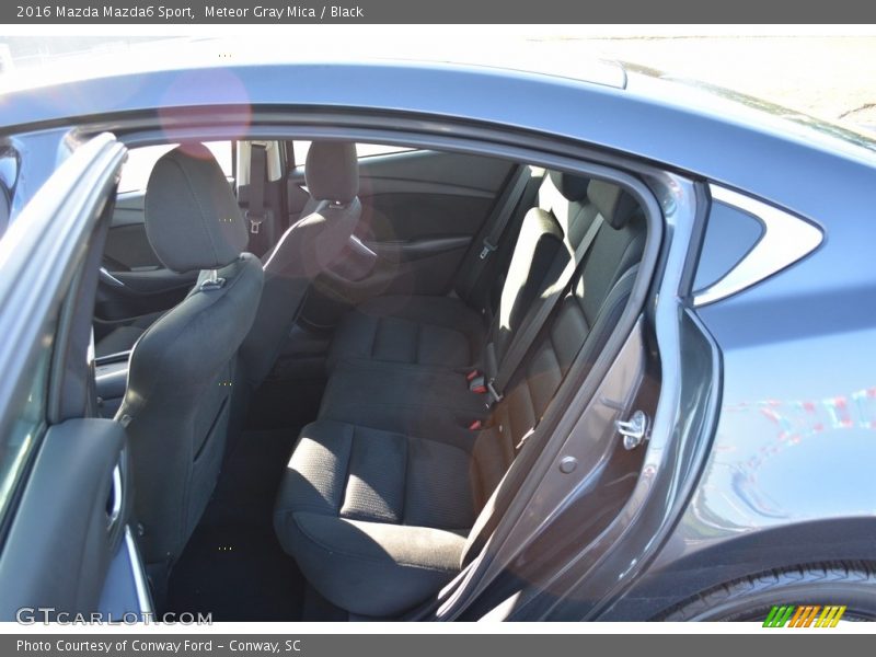 Meteor Gray Mica / Black 2016 Mazda Mazda6 Sport