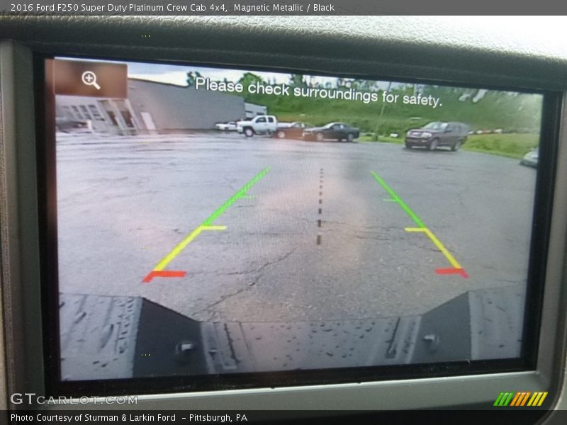 Magnetic Metallic / Black 2016 Ford F250 Super Duty Platinum Crew Cab 4x4