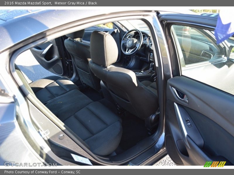 Meteor Gray Mica / Black 2016 Mazda Mazda6 Sport