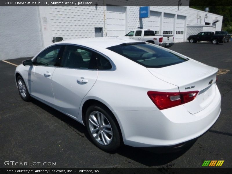 Summit White / Jet Black 2016 Chevrolet Malibu LT
