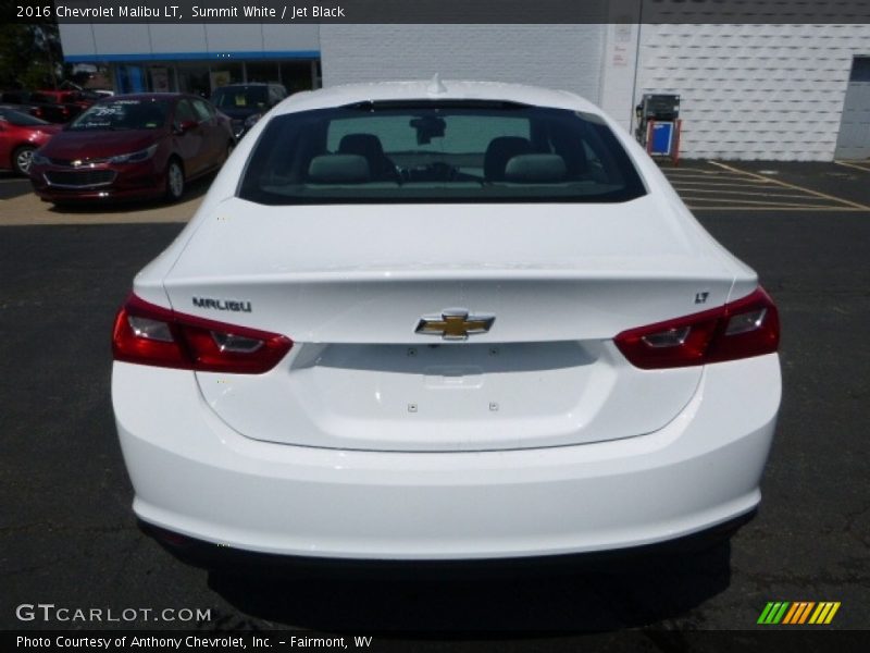 Summit White / Jet Black 2016 Chevrolet Malibu LT