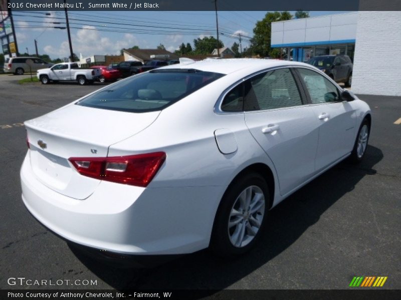 Summit White / Jet Black 2016 Chevrolet Malibu LT