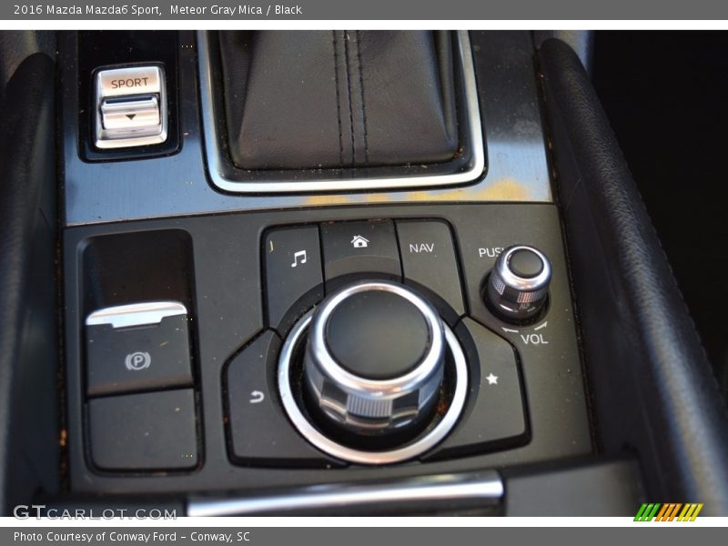 Meteor Gray Mica / Black 2016 Mazda Mazda6 Sport