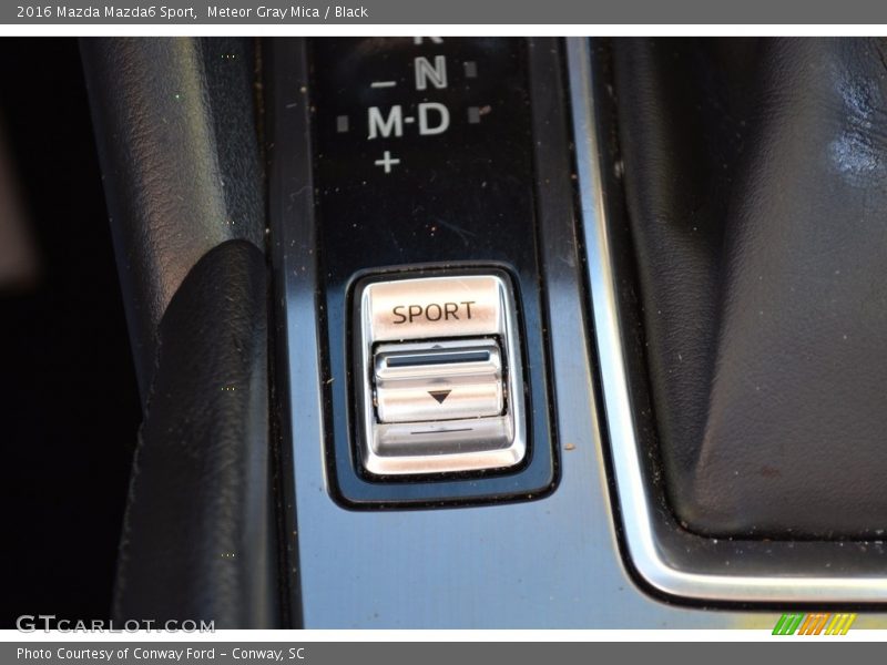 Meteor Gray Mica / Black 2016 Mazda Mazda6 Sport