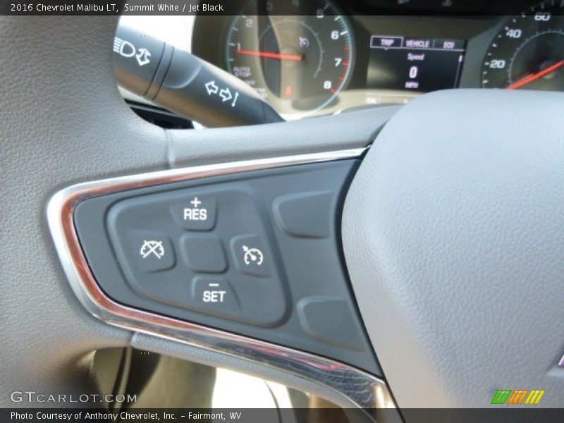 Summit White / Jet Black 2016 Chevrolet Malibu LT