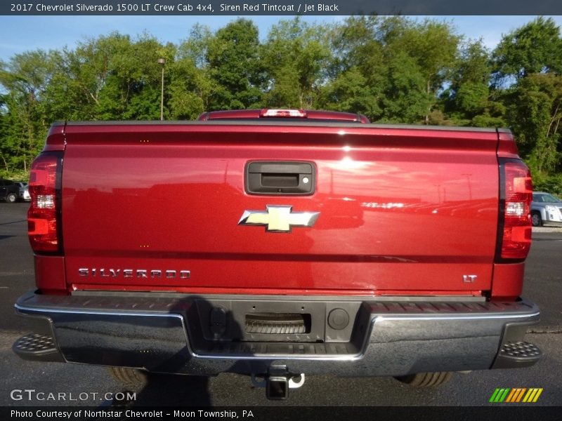 Siren Red Tintcoat / Jet Black 2017 Chevrolet Silverado 1500 LT Crew Cab 4x4