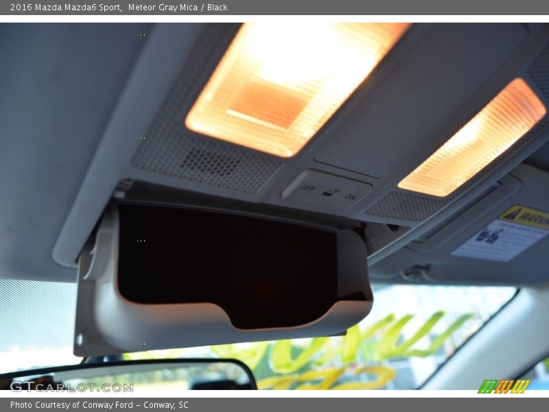 Meteor Gray Mica / Black 2016 Mazda Mazda6 Sport