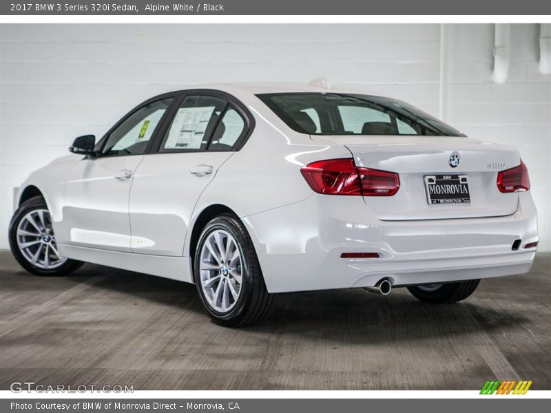Alpine White / Black 2017 BMW 3 Series 320i Sedan
