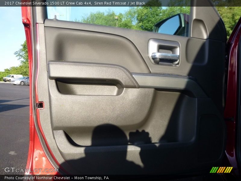 Siren Red Tintcoat / Jet Black 2017 Chevrolet Silverado 1500 LT Crew Cab 4x4